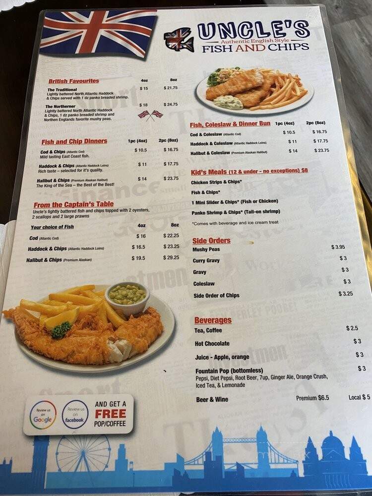 Uncle's Fish and Chips - Delta, BC