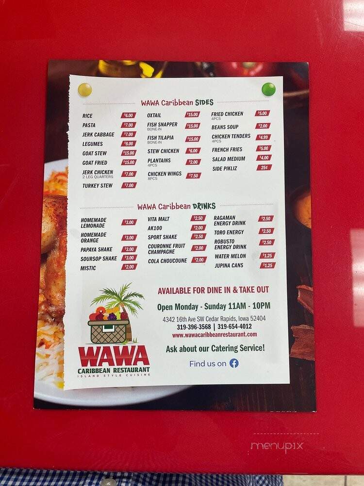 Wawa Caribbean Restaurant - Cedar Rapids, IA