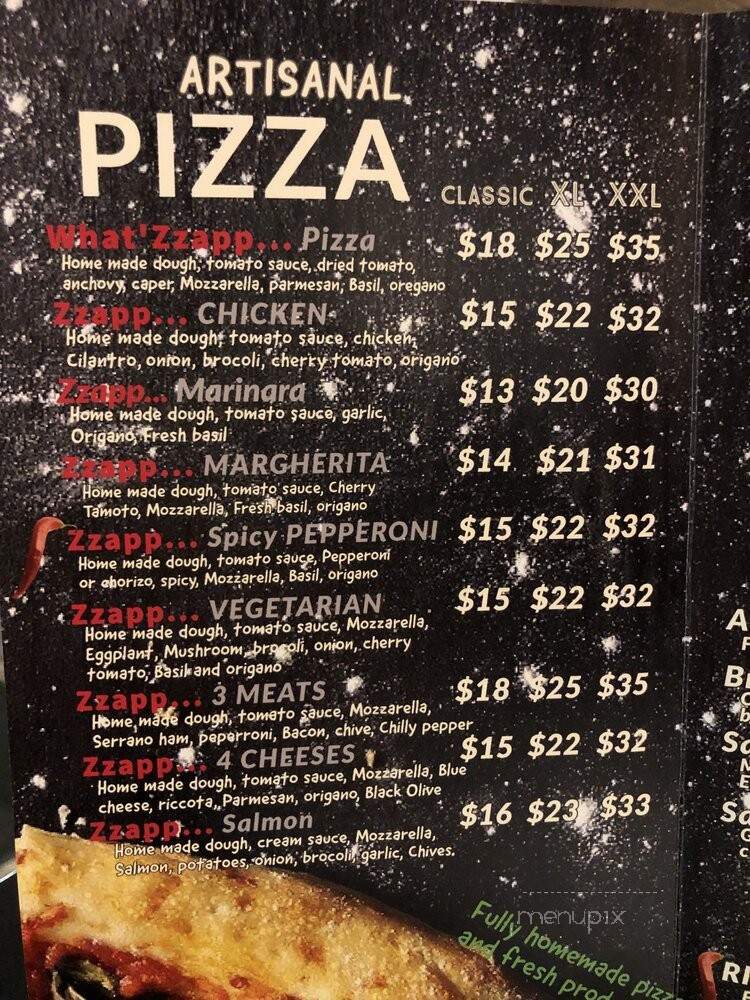 What'Zzapp - Miami, FL menu_pic