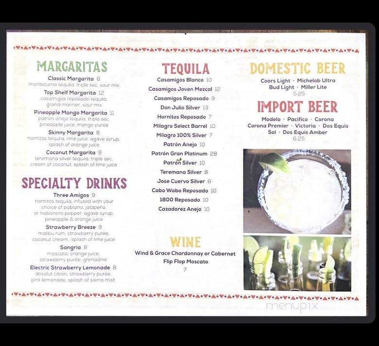 Willy & Jose's Cantina - Kansas City, MO menu_pic