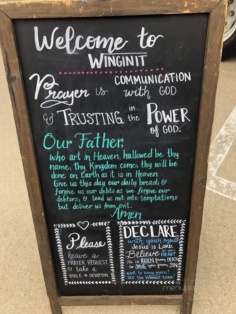 Winginit - Fort Worth, TX menu_pic