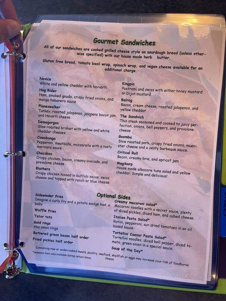XP Gaming and Cafe - Elko, NV menu_pic