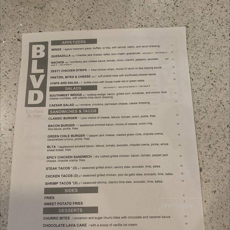 BLVD Kitchen & Bar - Scottsdale, AZ