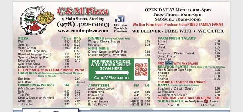 C&M Pizza - Sterling, MA