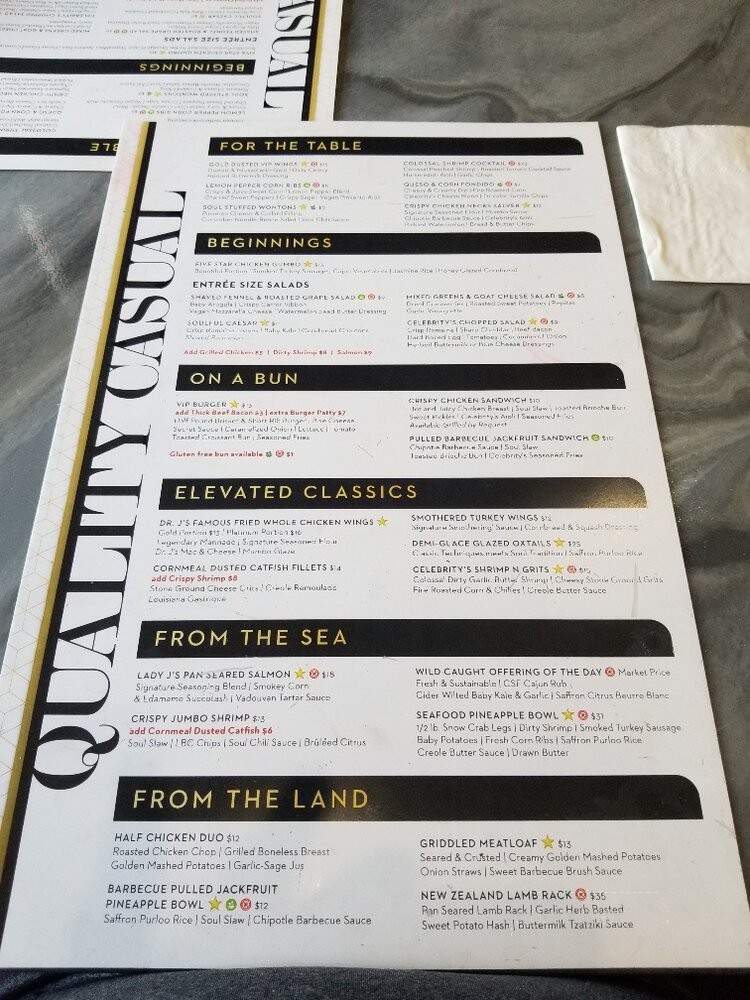 Celebrity's Soul Food - Ocala, FL menu_pic