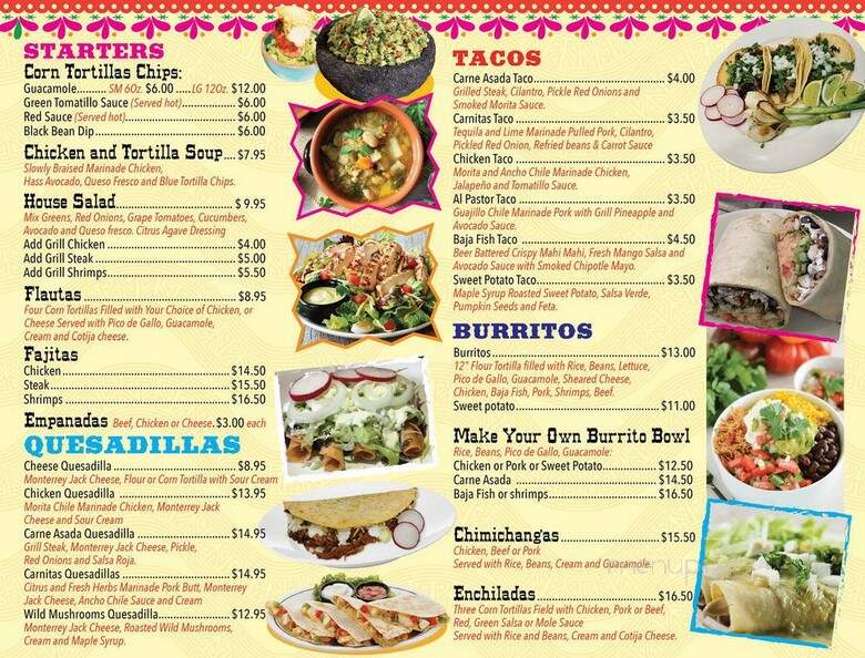 Coco Taqueria - Sleepy Hollow, NY menu_pic