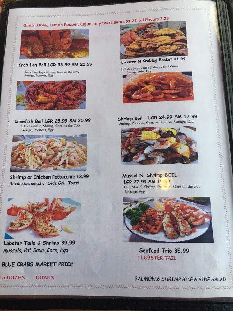 Crab Spot - Florence, SC menu_pic