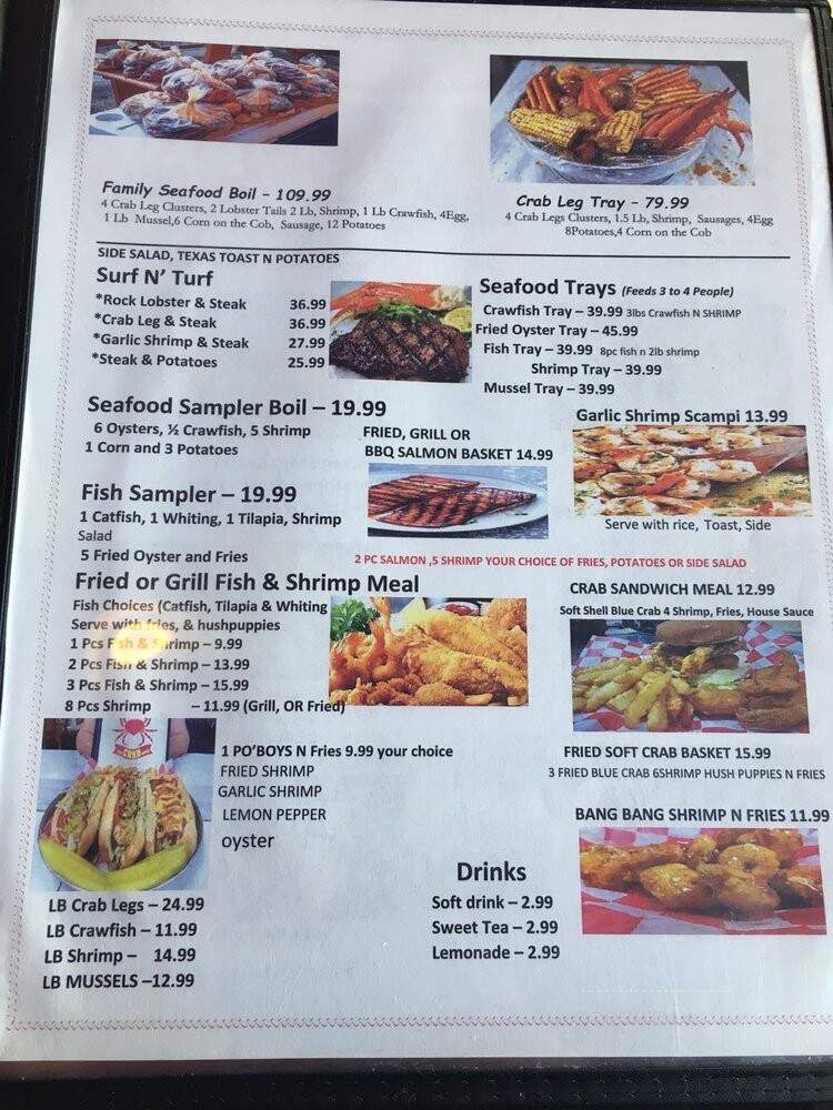 Crab Spot - Florence, SC menu_pic
