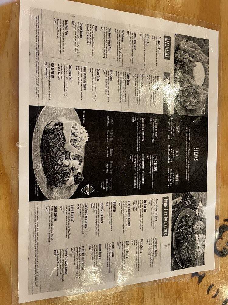 Dodge City Steakhouse - Rocky Mount, NC menu_pic