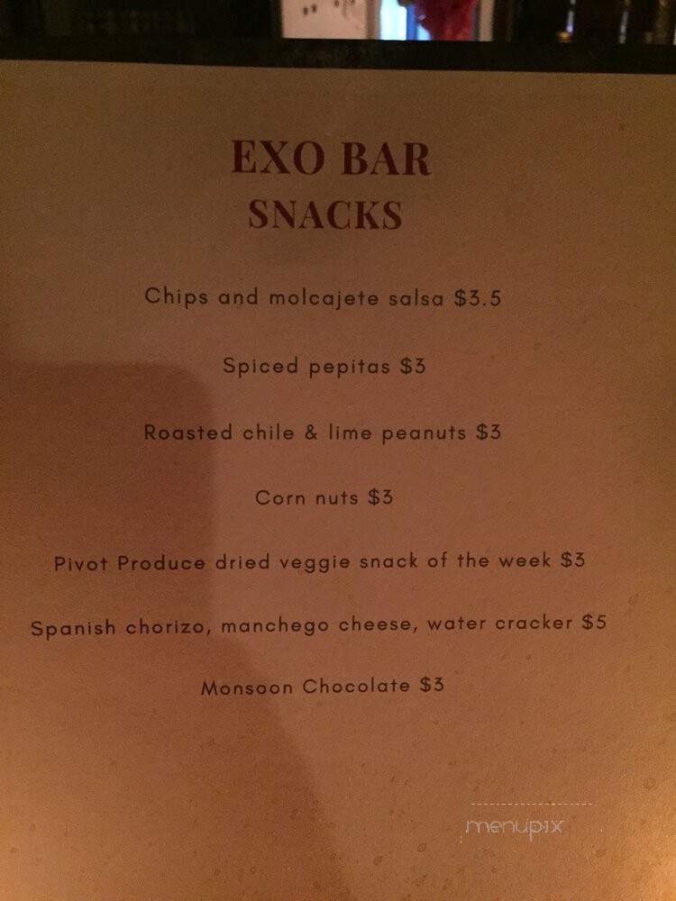 Exo Bar - Tucson, AZ