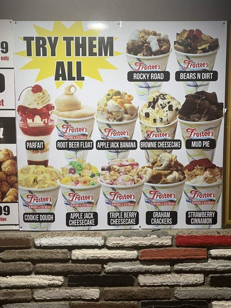 Frostees - Bakersfield, CA menu_pic