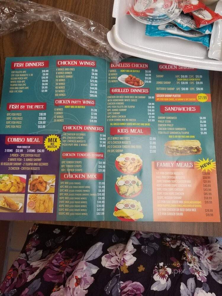 Golden Shrimp - Lemont, IL menu_pic