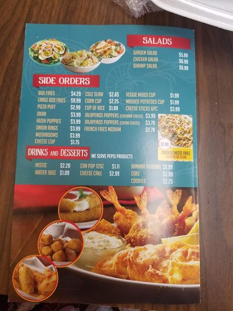 Golden Shrimp - Lemont, IL menu_pic