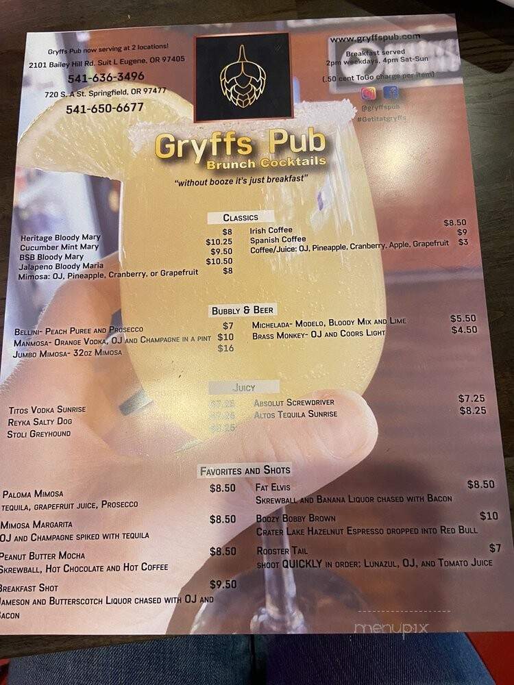 Gryff's Pub - Eugene, OR