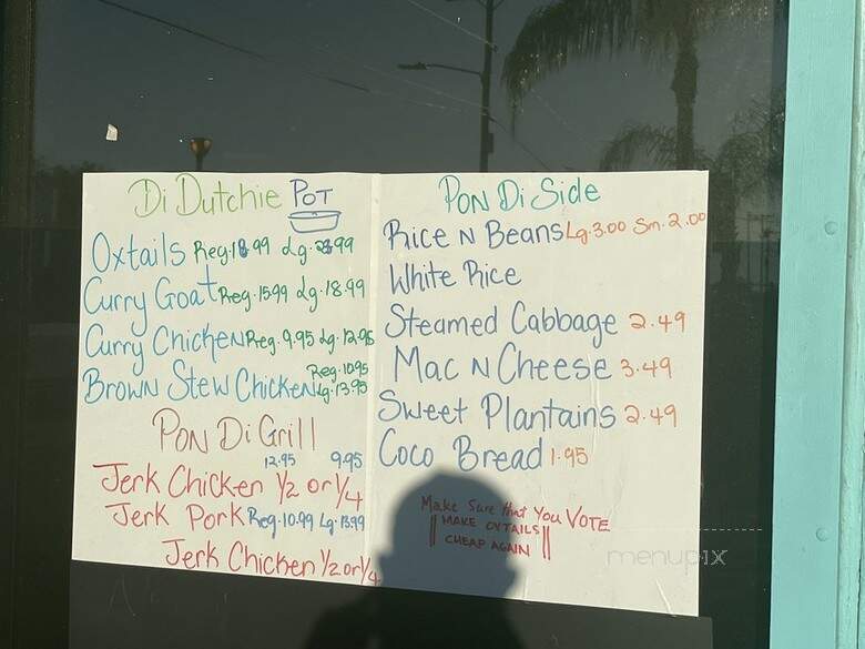 Jerk Hut - Tampa, FL menu_pic