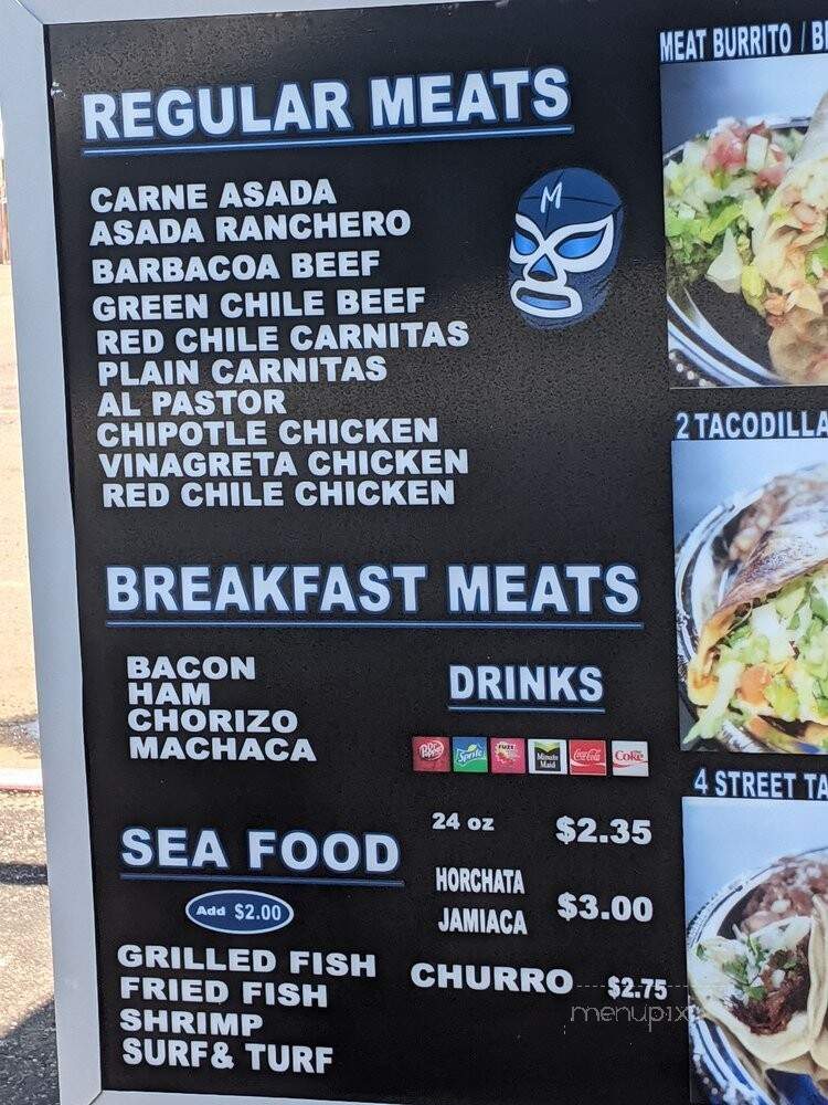 Maskadores Taco Shop - Mesa, AZ menu_pic