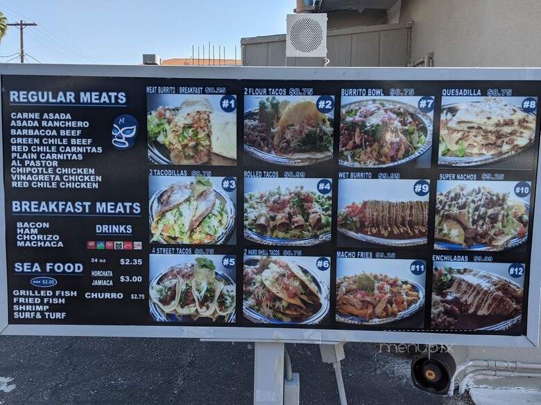 Maskadores Taco Shop - Mesa, AZ menu_pic