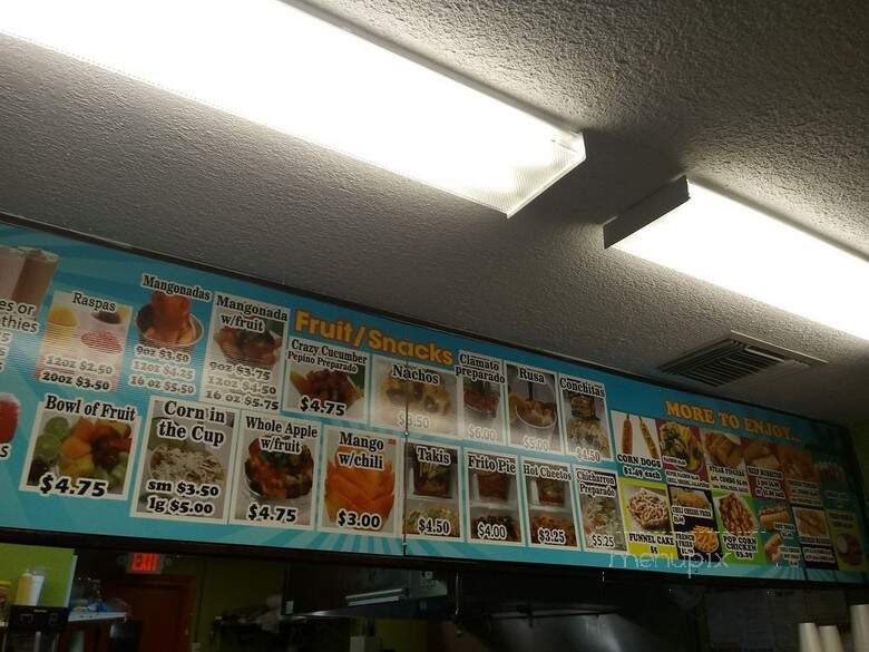 Mike's Tropical Fruteria - San Antonio, TX menu_pic