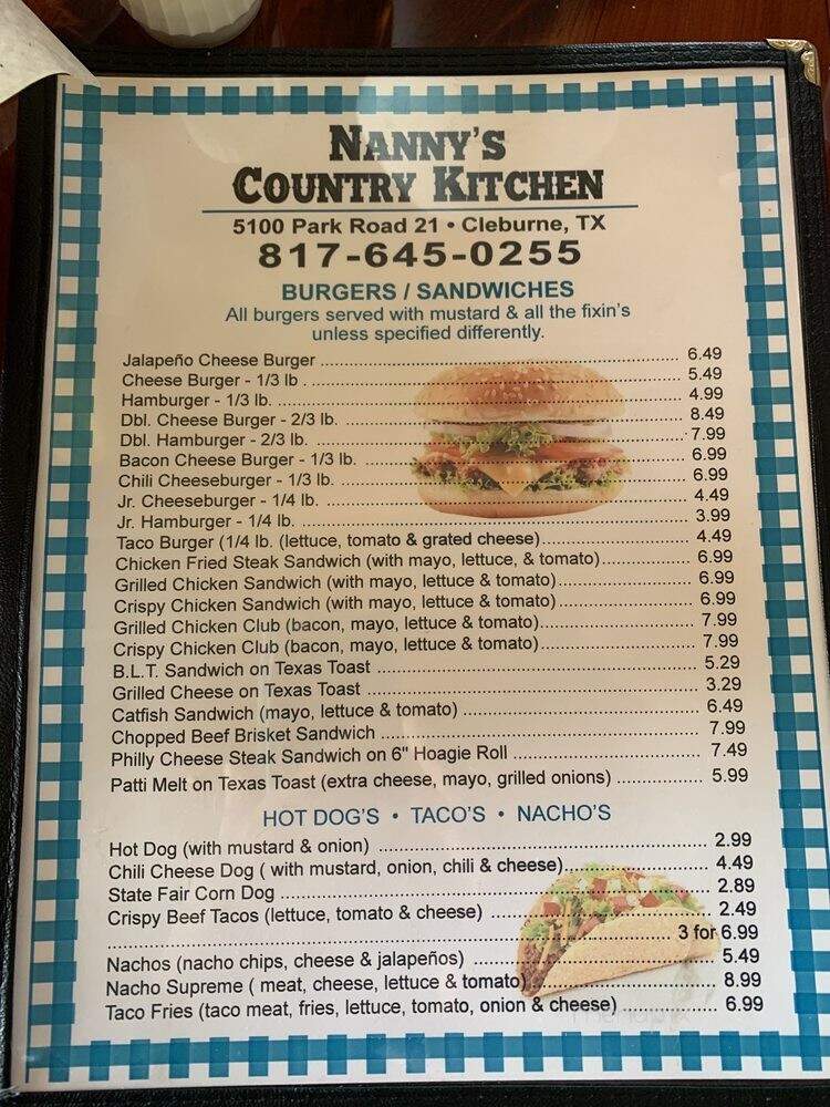 Nanny's Country Kitchen - Cleburne, TX