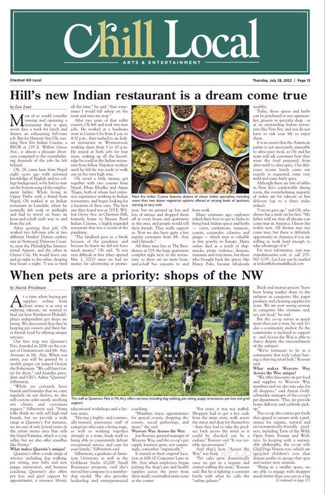New Era Indian Cuisine - Philadelphia, PA menu_pic