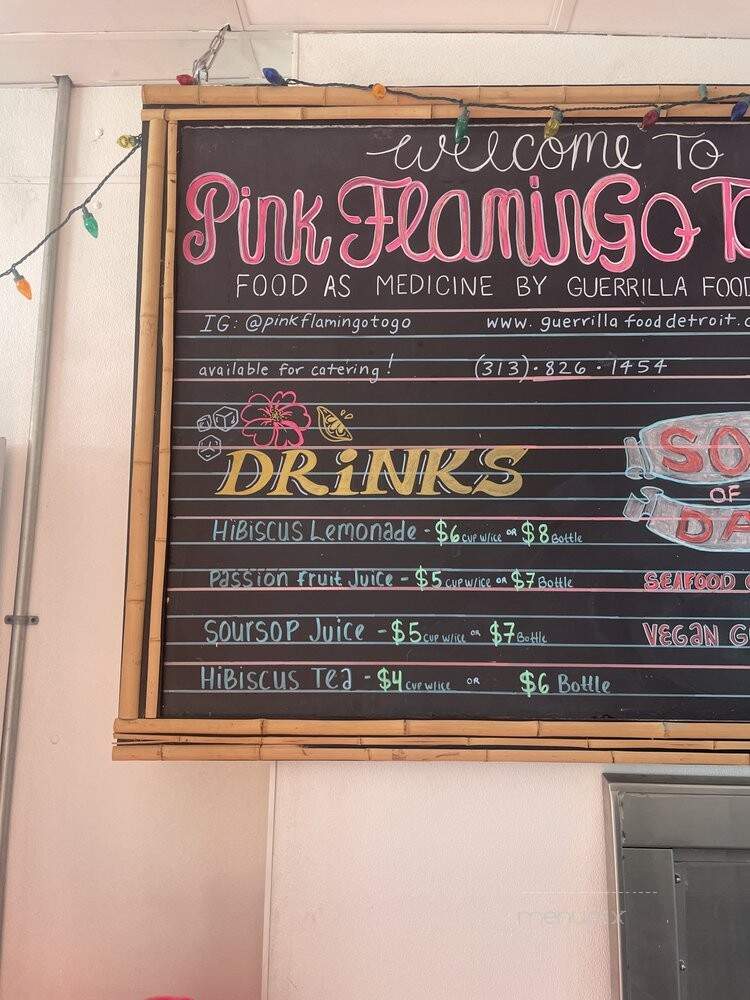 Pink Flamingo To Go - Detroit, MI