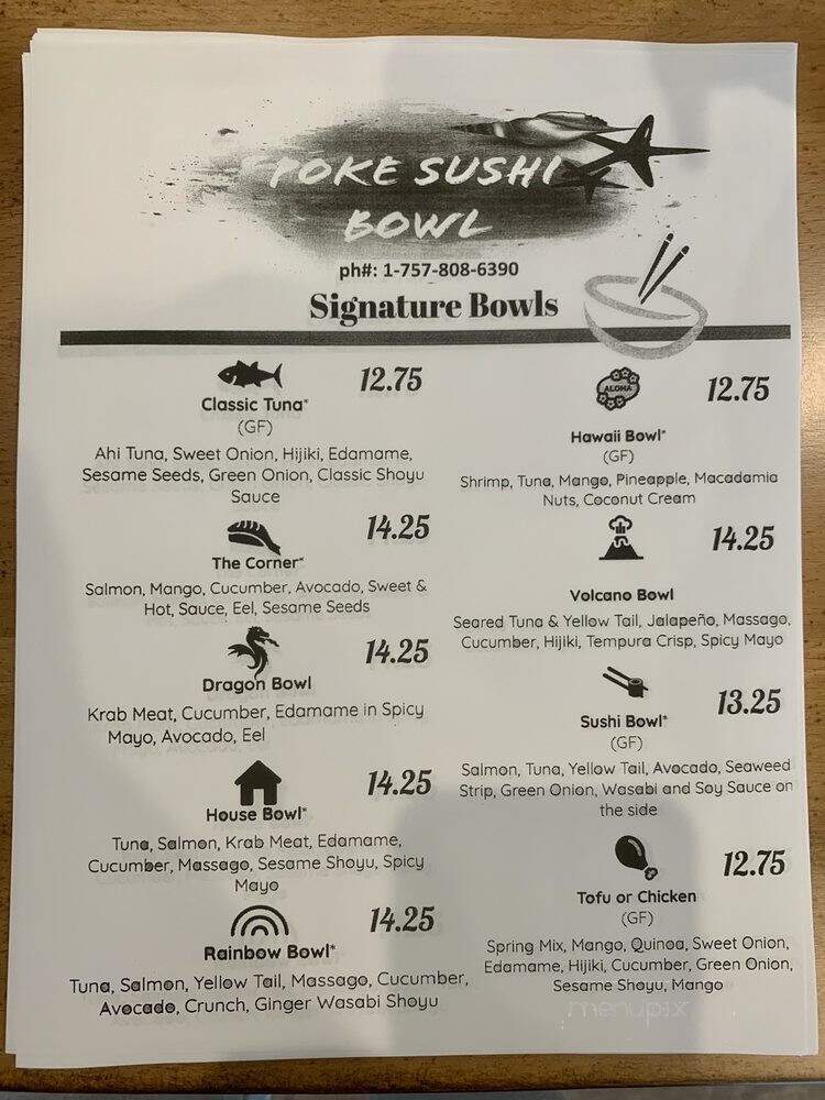 Poke Sushi Bowl - Williamsburg, VA