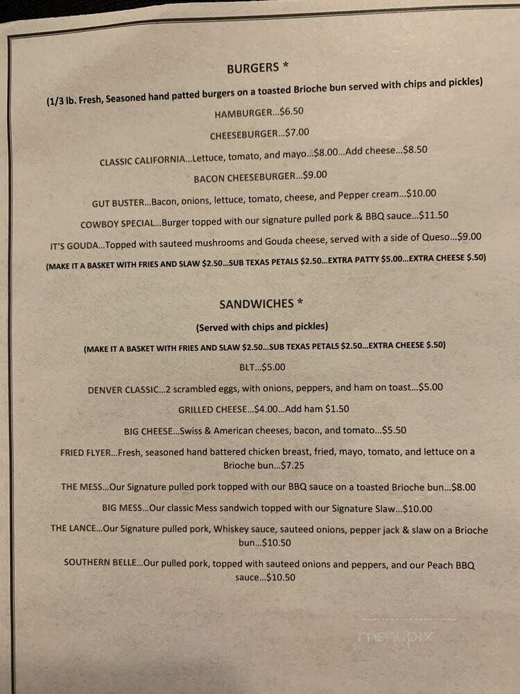 Redneck Meats BBQ - Moose Lake, MN menu_pic