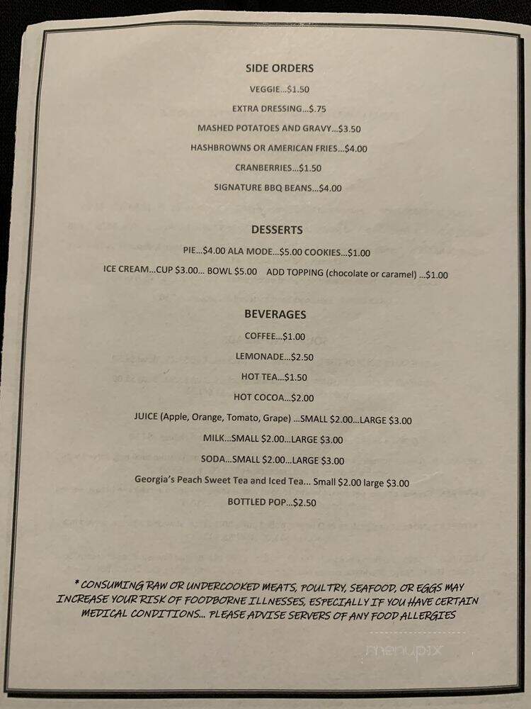 Redneck Meats BBQ - Moose Lake, MN menu_pic