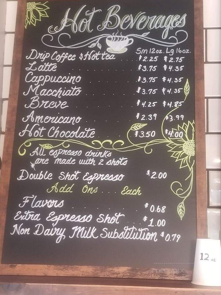 Revive Coffee & More - Berrien Springs, MI menu_pic