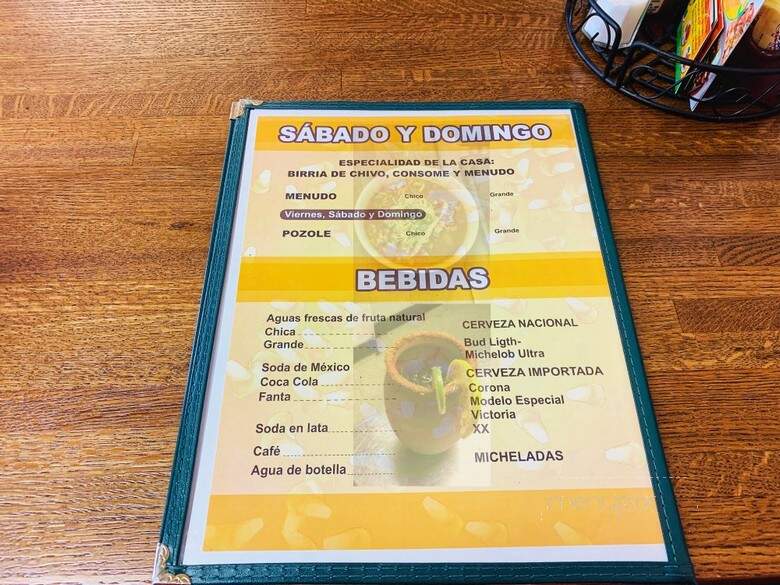 San Mich Tortillas Y Restaurante - Dallas, TX menu_pic