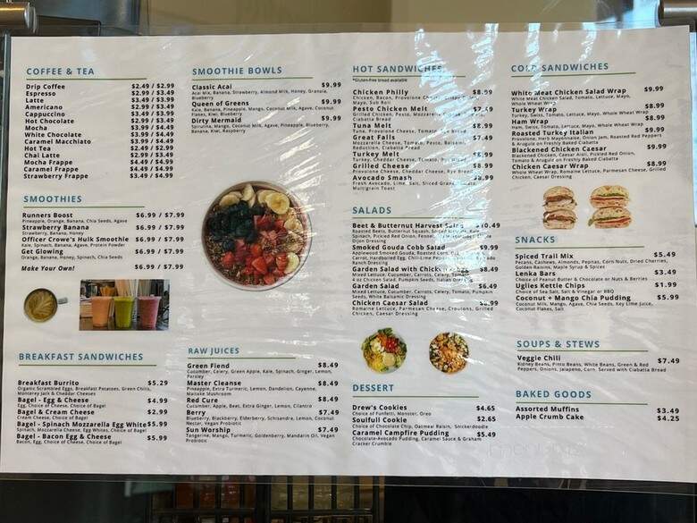 Soulfull Cafe - Rockville, MD menu_pic