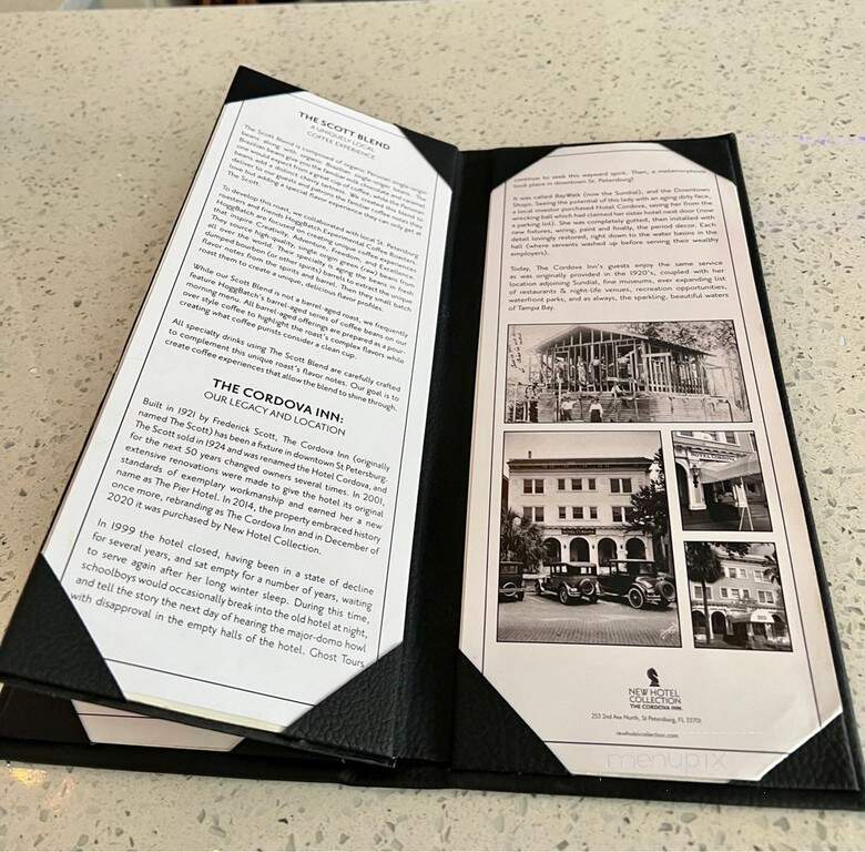 The Scott - St Petersburg, FL menu_pic