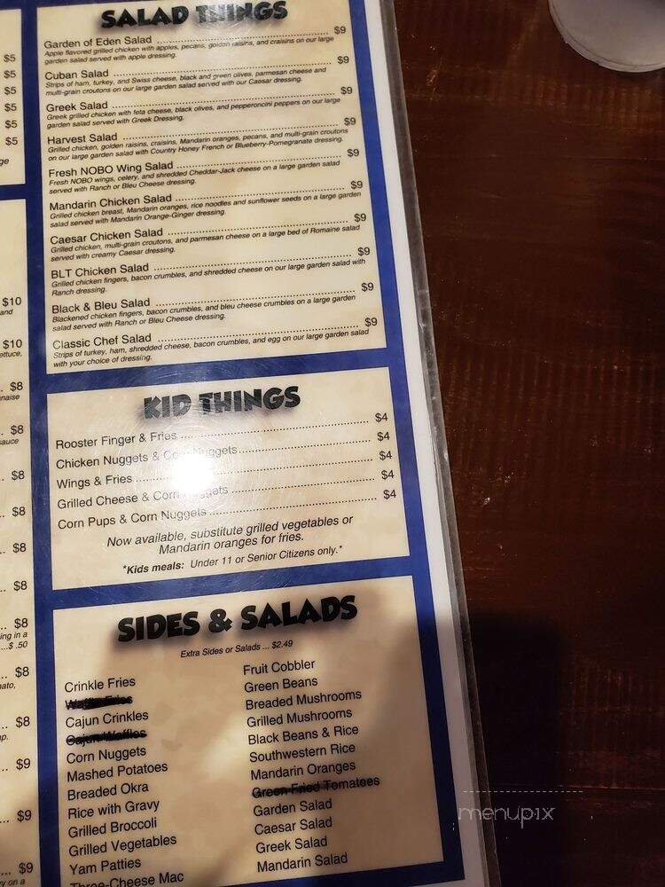 Things & Wings - Dothan, AL menu_pic