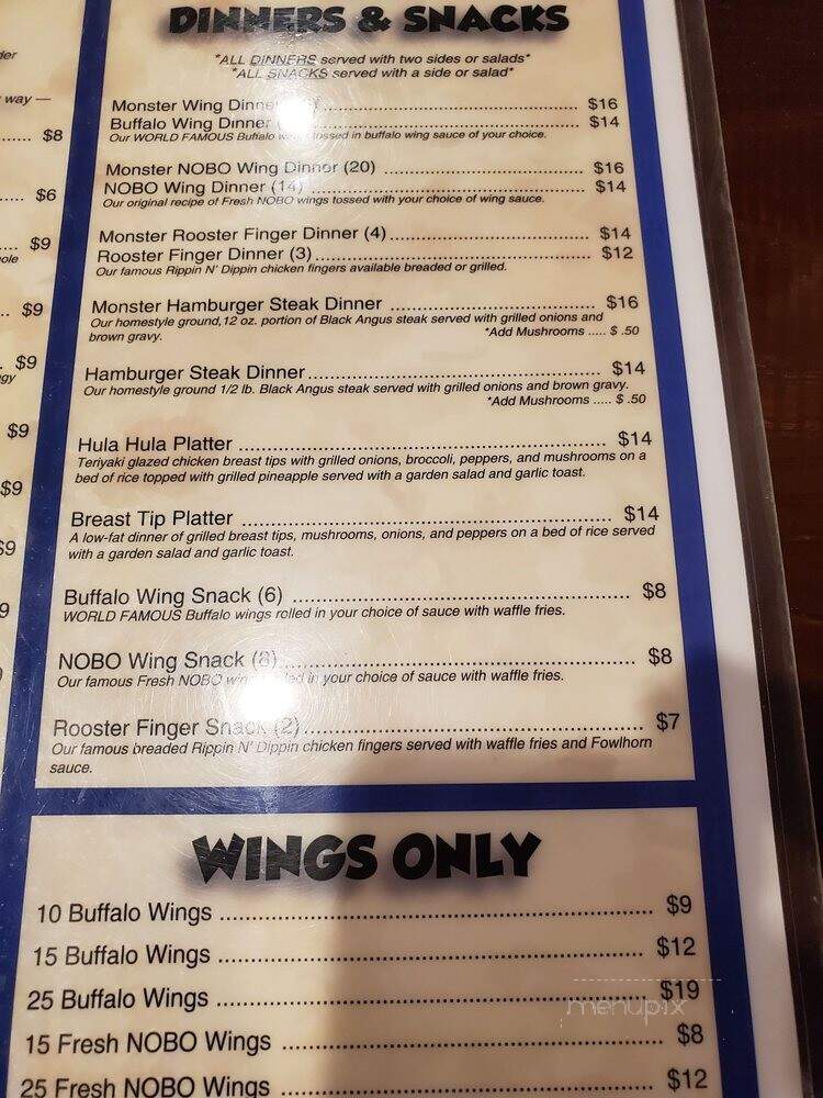 Things & Wings - Dothan, AL menu_pic