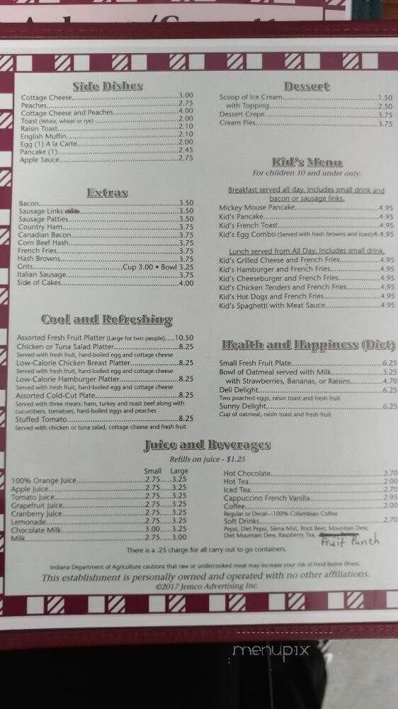Auburn/Garrett House of Pancakes - Garrett, IN menu_pic