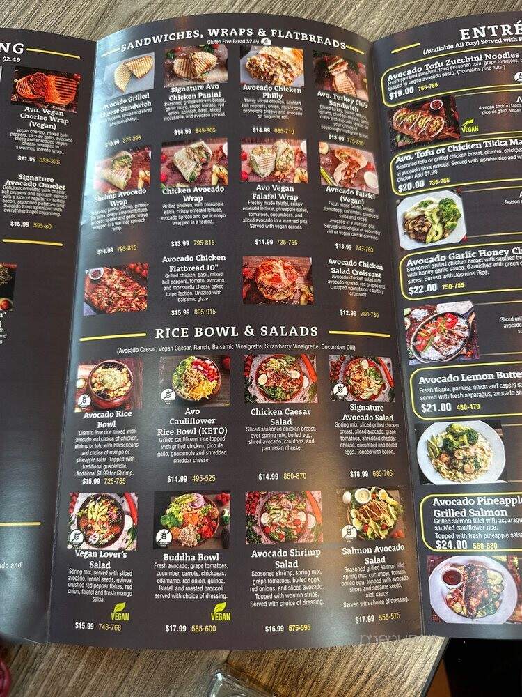 Avocado Theory - Tinley Park, IL menu_pic