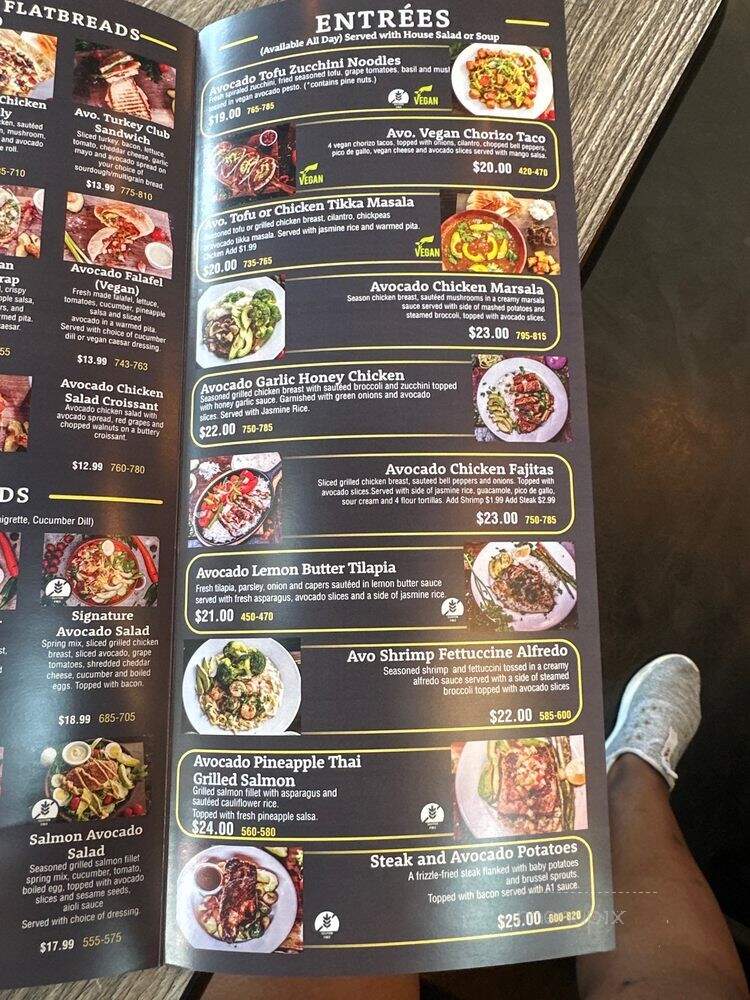 Avocado Theory - Tinley Park, IL menu_pic