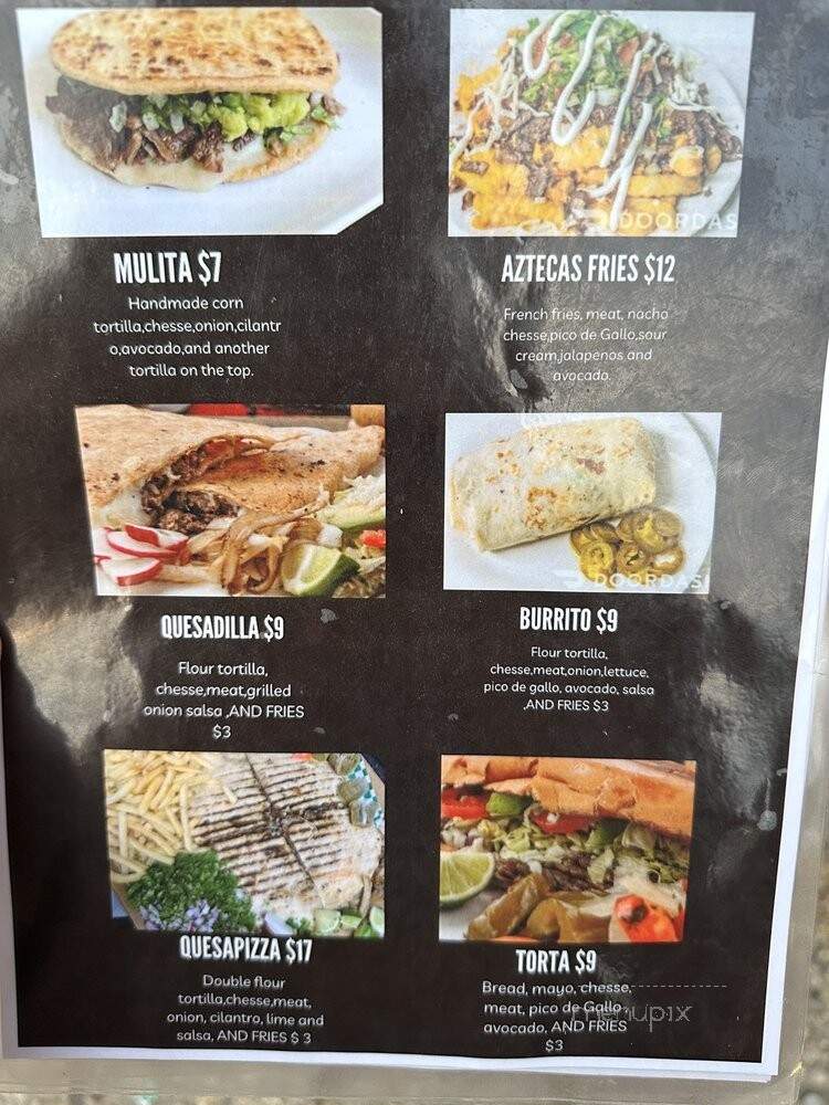 Azteca's - Baton Rouge, LA menu_pic