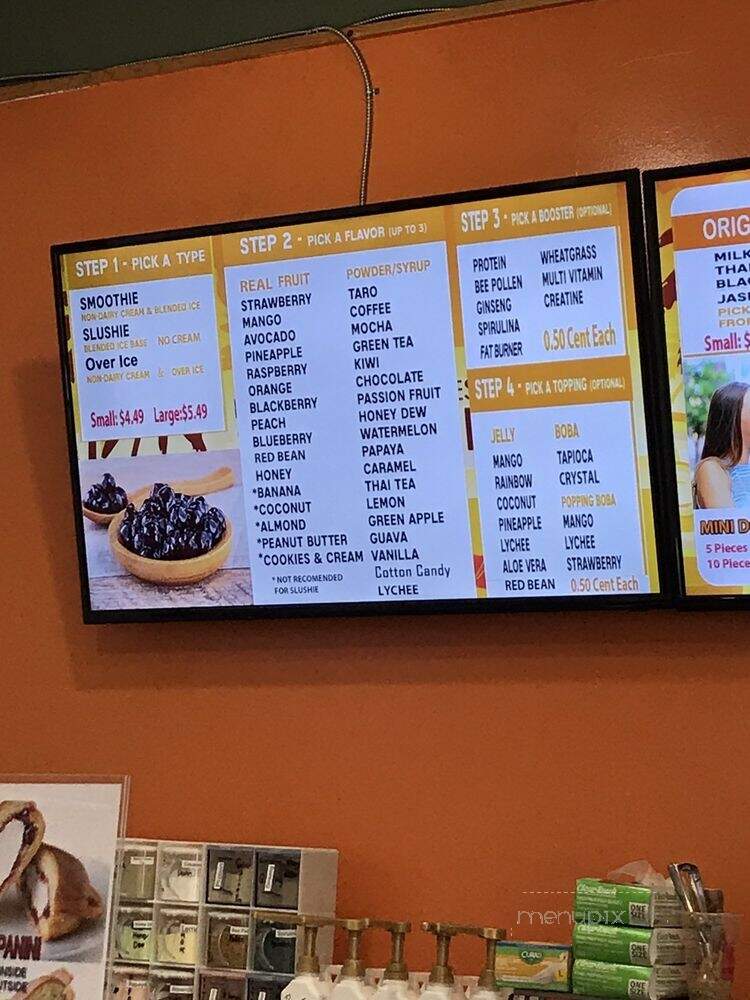 Boba Smoothies - Seattle, WA menu_pic