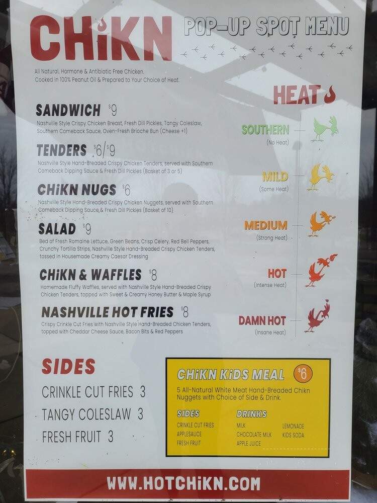 Chikn - Wexford, PA menu_pic