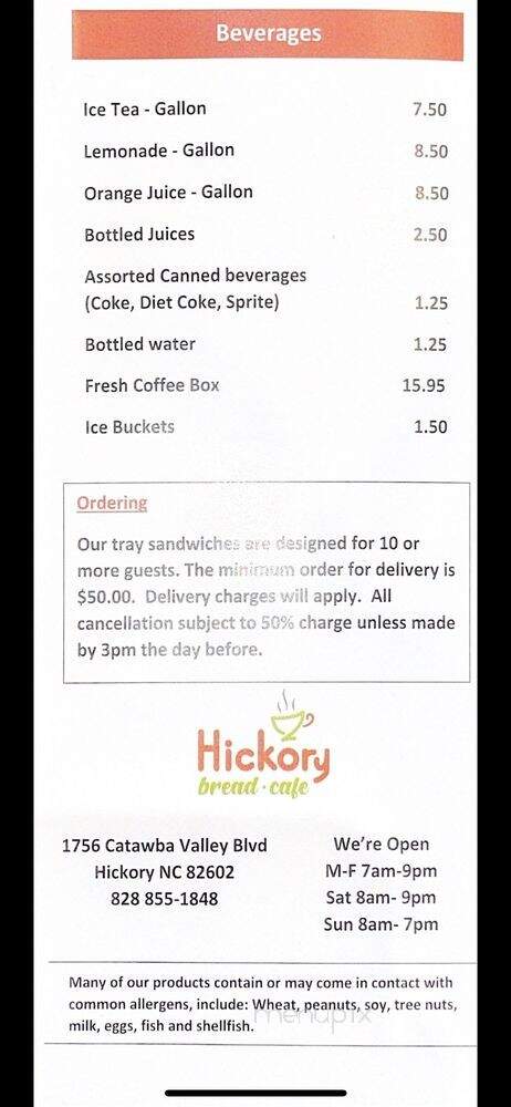 Hickory Bread Cafe - Hickory, NC