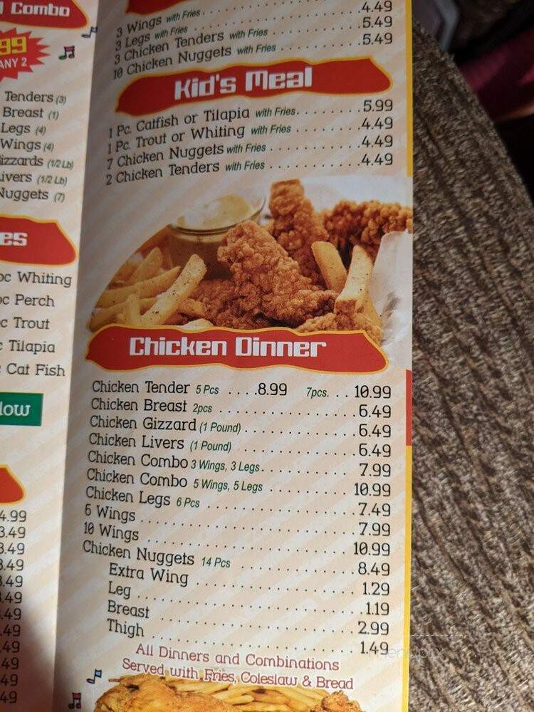 Hip Hop Fish & Chicken - Middle River, MD menu_pic