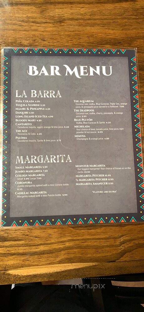 Juanito's Mexican Cocina - Mattoon, IL menu_pic