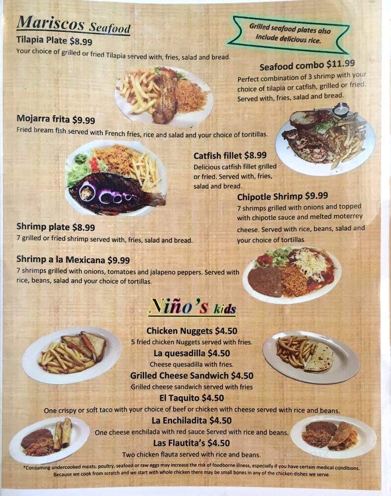 La Rancheria Restaurant - Lockhart, TX menu_pic