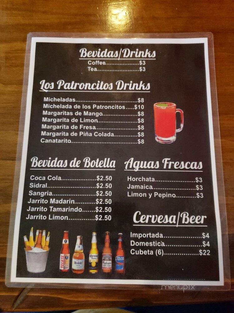Los Patroncitos - Bakersfield, CA menu_pic