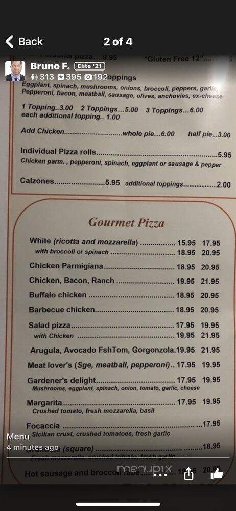 Midland On Kimball Pizzeria - Yonkers, NY menu_pic