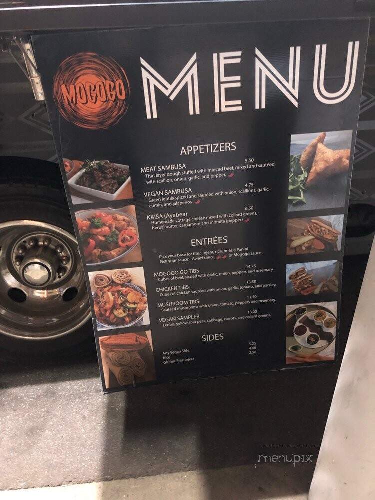 Mogogo Eatery - Charlotte, NC menu_pic