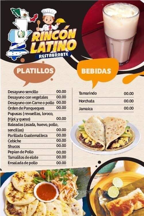 Rincon Latino Restaurant - Charlotte, NC menu_pic