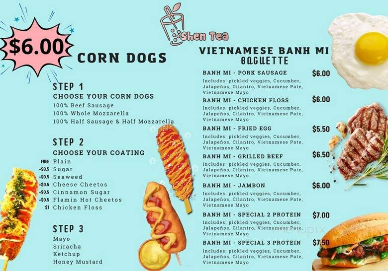 Shen Tea - Winter Park, FL menu_pic