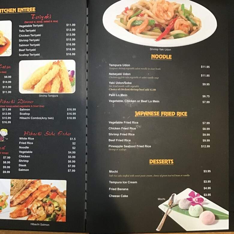 Shogun Japanese Restaurant - Frostburg, MD menu_pic
